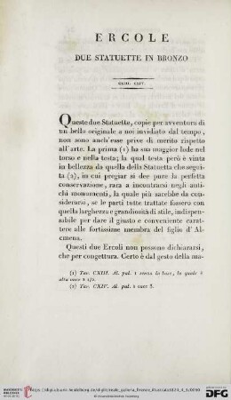 Ercole due Statuette in bronzo