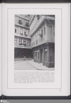 Haus "Zur Kürschnerlaube" und "Gasthaus zu den drei Römern" am Alten Markt