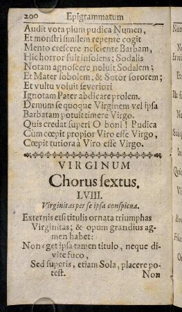 200-213, Virginum Chorus sextus.