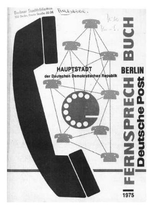 1975: Fernsprechbuch für die Hauptstadt der Deutschen Demokratischen Republik : Berlin