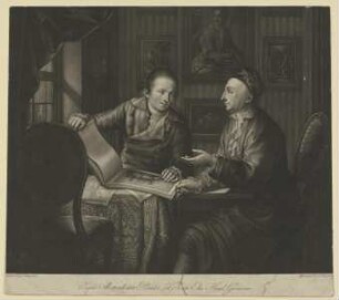 Doppelbildnis des Jaque Mettenleiter und des Jean Elie Haid