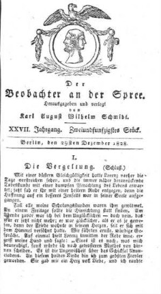 52. Stueck, 29. Dezember 1828