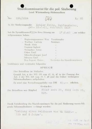 Kohler, Fritz