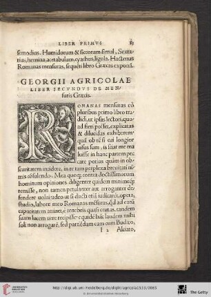 Liber secundus de mensuris Græcis