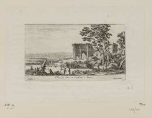 Veuë de l’Arc de Constantin a Rome, aus: "Ansichten von Rom und Italien"