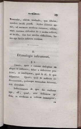 II. Etymologia instrumenti.