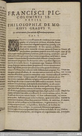 Gradus V. De virtutementis sive rationis differendum proponitur