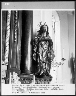 Heilige Anna (rechte Seitenfigur)