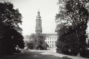 Weimar, Stadtschloss : Weimar, Stadtschloss. Ansicht von Süden