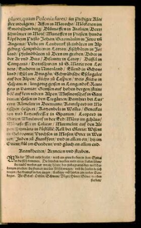 Krankheiten/ Arzneien und sterben.