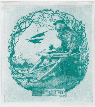 Exlibris für "Emil Netter"