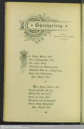 Schlußgesang