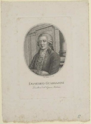 Bildnis des Domenico Guardasoni