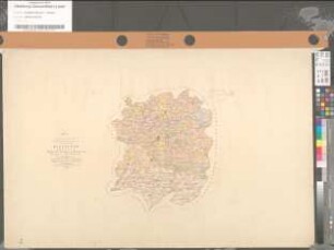 Klassifikationsübersichtskarte des Katasterverbands Bielefeld (Bielefeld, mit den Untergemeinden Brackwede, Dornberg, Heepen und Schildesche)
