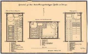 Dauerkleingarten: Grundrisse 1:100