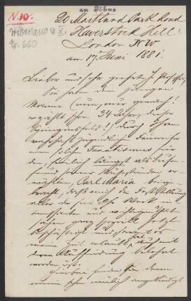 Brief an Friedrich Wilhelm Jähns : 17.06.1881