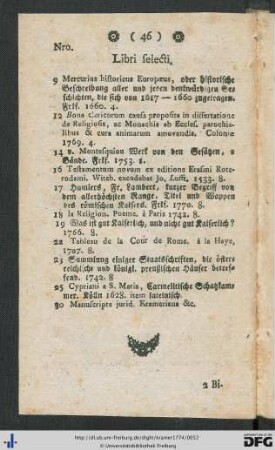 Libri selecti.