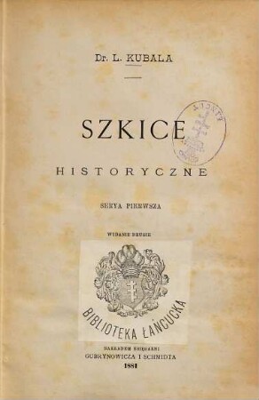Szkice historyczne, 1