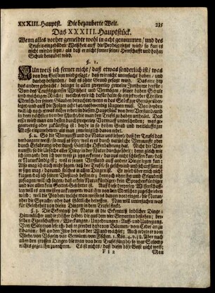 Das XXXIII. Hauptstück.