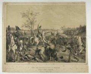 Tod des Generalleutnant Friedrich von Gagern im Gefecht bei Kandern am 20. April 1848 - Erinnerungsblatt