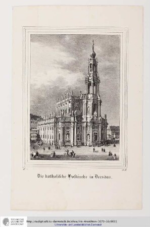 Die katholische Hofkirche in Dresden