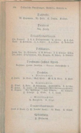 Eishandlung. [Eisengießereien und Maschinenfabriken. Eisen- und Kurzwaarenhandlungen. Eisen-Handlungen. Eisenwaaren-Lager. Essigfabriken.]