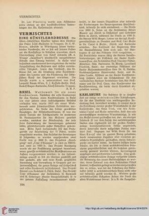 Vermischtes