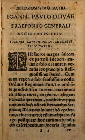 Posthumae Bernardini Stephonii E Societate Iesu Epistolae : Cum egregio Tractatu De Triplici Stylo