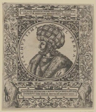 Bildnis des Scachvs Ismael Persa