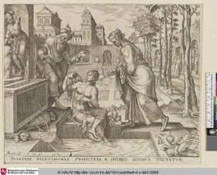 [Susanna en de ouderlingen; The Elders trying to seduce Susanna; Susanna und die beiden Alten]