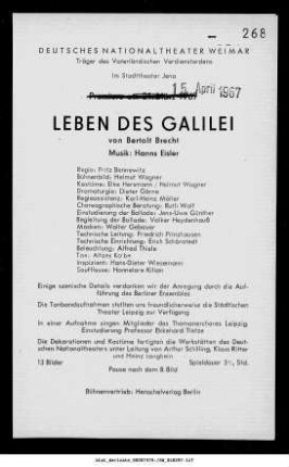 Leben des Galilei