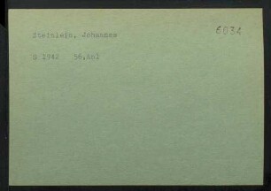 Steinlein, Johannes