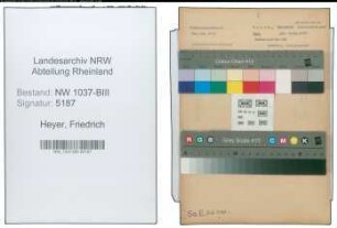 Entnazifizierung Friedrich Heyer , geb. 08.10.1908 (Amtsgerichtsrat)