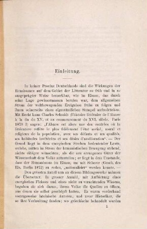 Hieronymus Boner : Leben, Werke und Sprache ; Ein Beitrag zur elsässischen Litteraturgeschichte