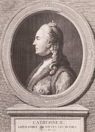 Bildnis der russischen Kaiserin Katharina II.