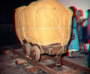 Goslar, Mönchehaus-Mus., letzter Hunt v. Rammelsberg, verhüllt v. Christo, 1988