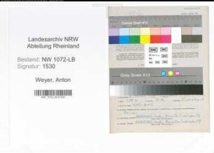 Entnazifizierung Anton Weyer , geb. 09.10.1897 (Polizist)