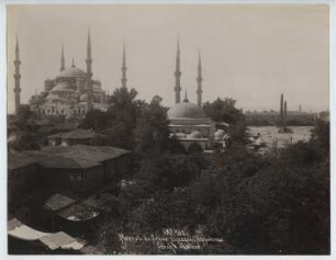 Sultan-Ahmed-Moschee (Blaue Moschee), Istanbul: Außenansicht, Blick vom Hippodrom