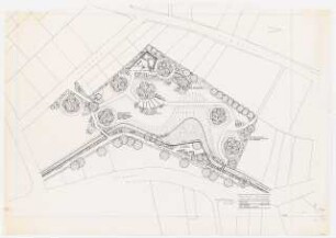 Park am Mühlengraben, Adelebsen: Vorentwurf, Lageplan 1:250