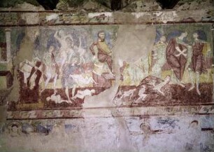 Freskenzyklus der Burgkapelle — Fresken der Nordwand: Szenen aus der Passion — Der bethlehemitische Kindermord