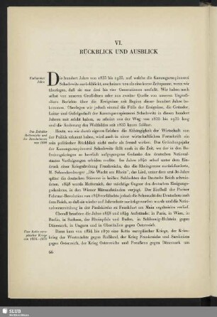 VI. Rückblick Und Ausblick