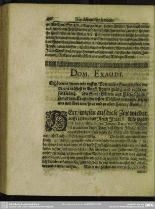 Dom. Exaudi