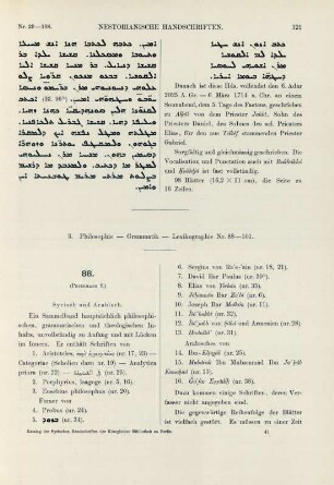 3. Philosophie - Grammatik - Lexikographie Nr. 88-101