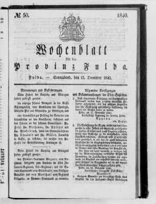 Nr. 50, Ausgabe vom 12. Dezember 1840