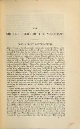 Social History of the Races of Mankind, 1