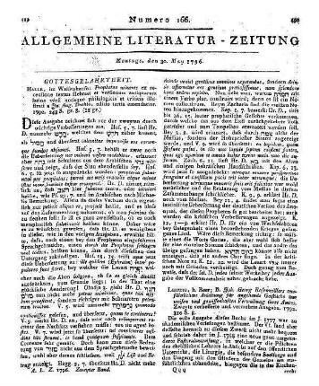 Prophetae Minores. 3. Aufl. Ex recensione textus hebraei et versionum antiquarum latine versi notisque philologicis et criticis illustrati a J. A. Dathio. Halle: Waisenhaus 1790