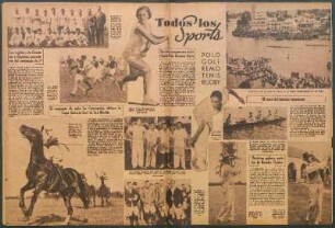 Todos los sports [Fotografías] : Polo - Golf - Remo - Tenis - Rugby