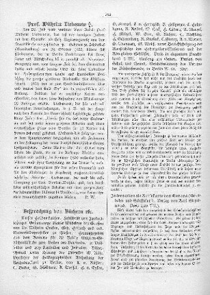 Prof. Wilhelm Liebenow
