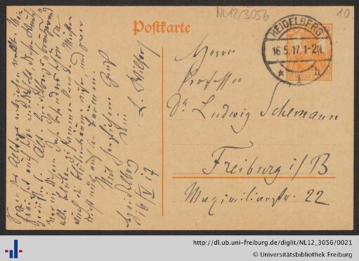 Postkarte, 16.05.1917