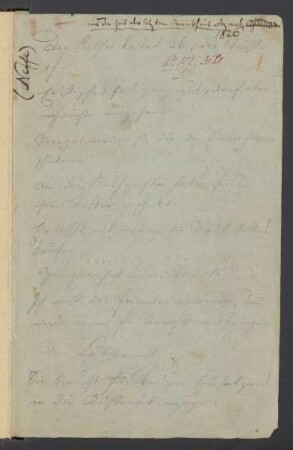 Konversationsheft 128 (19. - etwa 24. Dezember 1826)